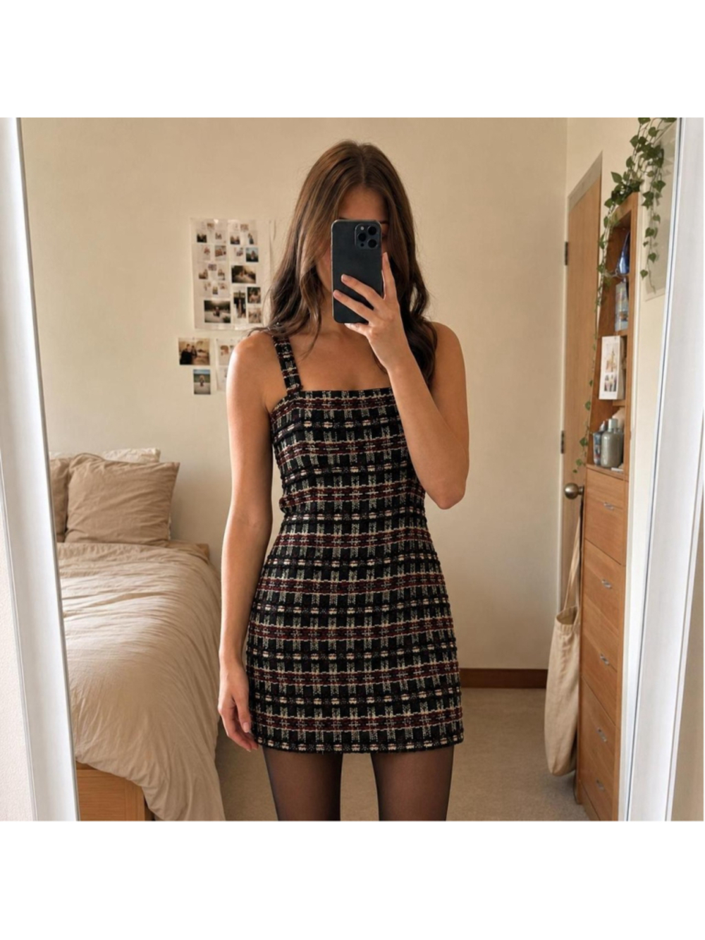 House of Harlow 1960 Metallic Tweed Plaid Mini Dress XS

Statement House of Harl